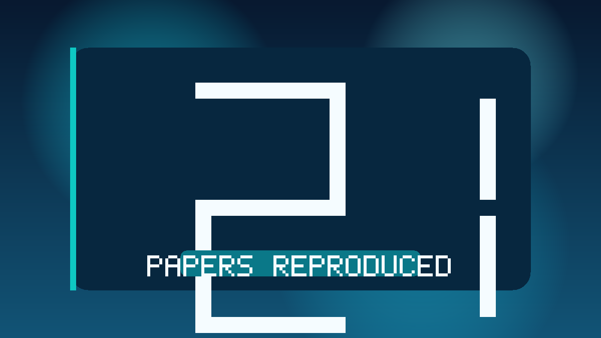Explore Reproduced Papers